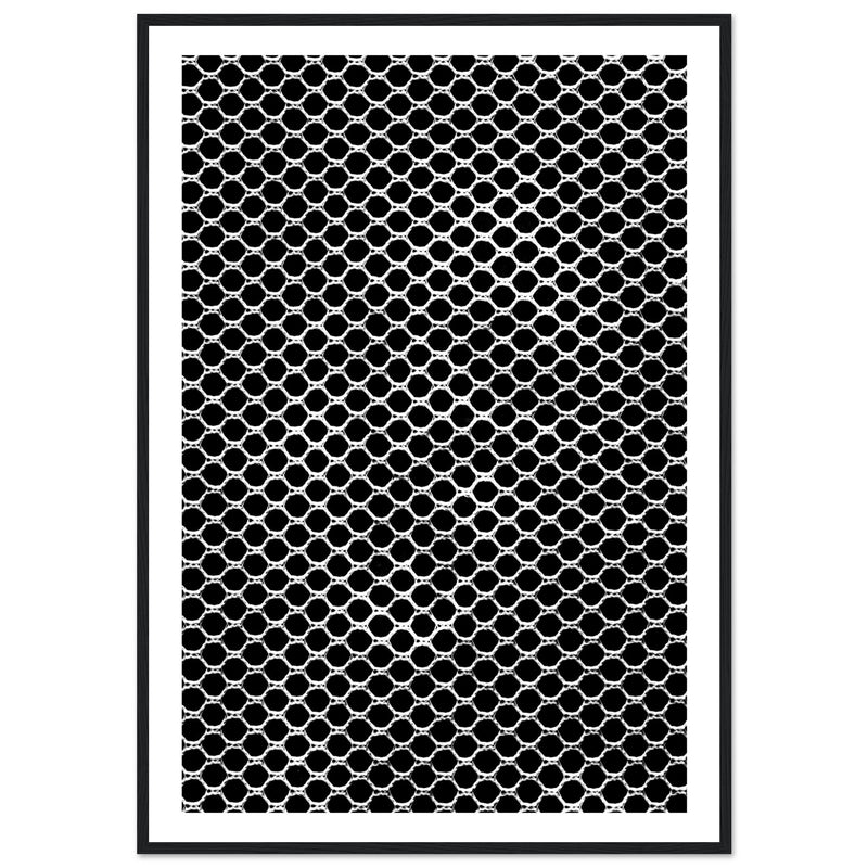 04-Oh Lord!-Premium Framed Poster-1111-Optical Illusion Wall Art-Premium Quality